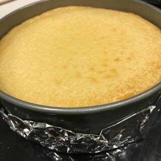 粉なし！メープルシロップでチーズケーキ♪